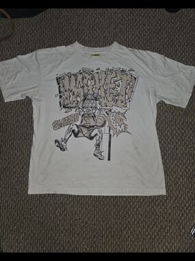 Chinatown Market White Graphic Basketball Tee